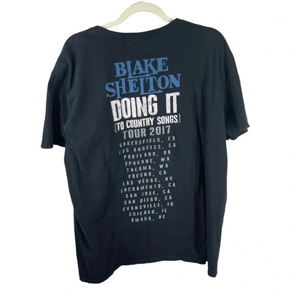 Blake Shelton Doing It Concert Tee‎ Two Sided size XL - Picture 2 of 5